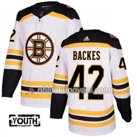 Boston Bruins Dresy David Backes 42 Bílá 2017-2018 Adidas Authentic - Dětské Boston Bruins Dresy David Backes 42 Bílá 2017-2018 Adidas Authentic - Dětské